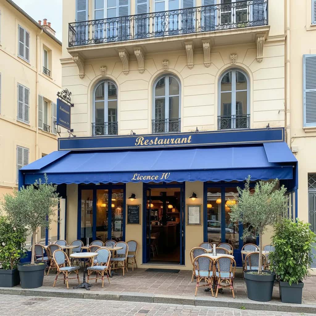 Restaurant 90m² à Nice : terrasse - licence IV