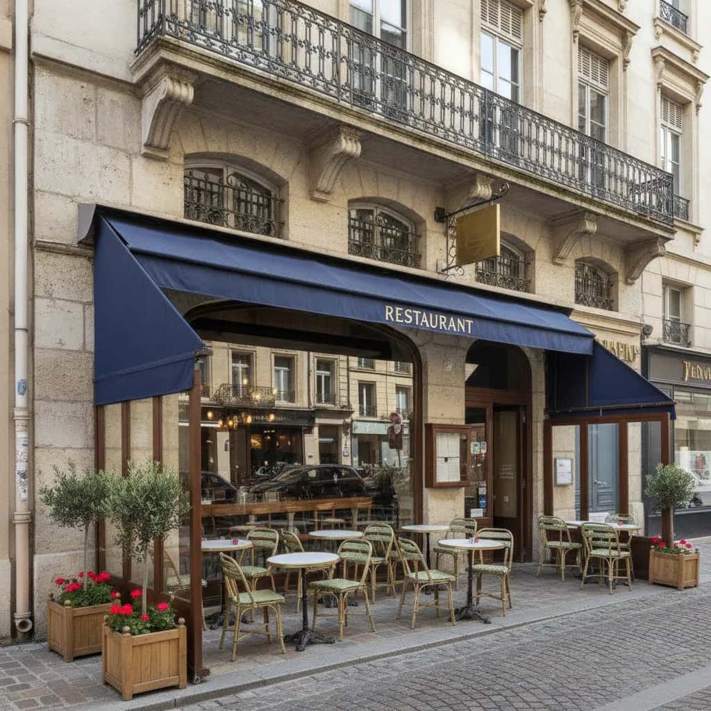 Restaurant 94m² à Lyon : terrasse - licence IV