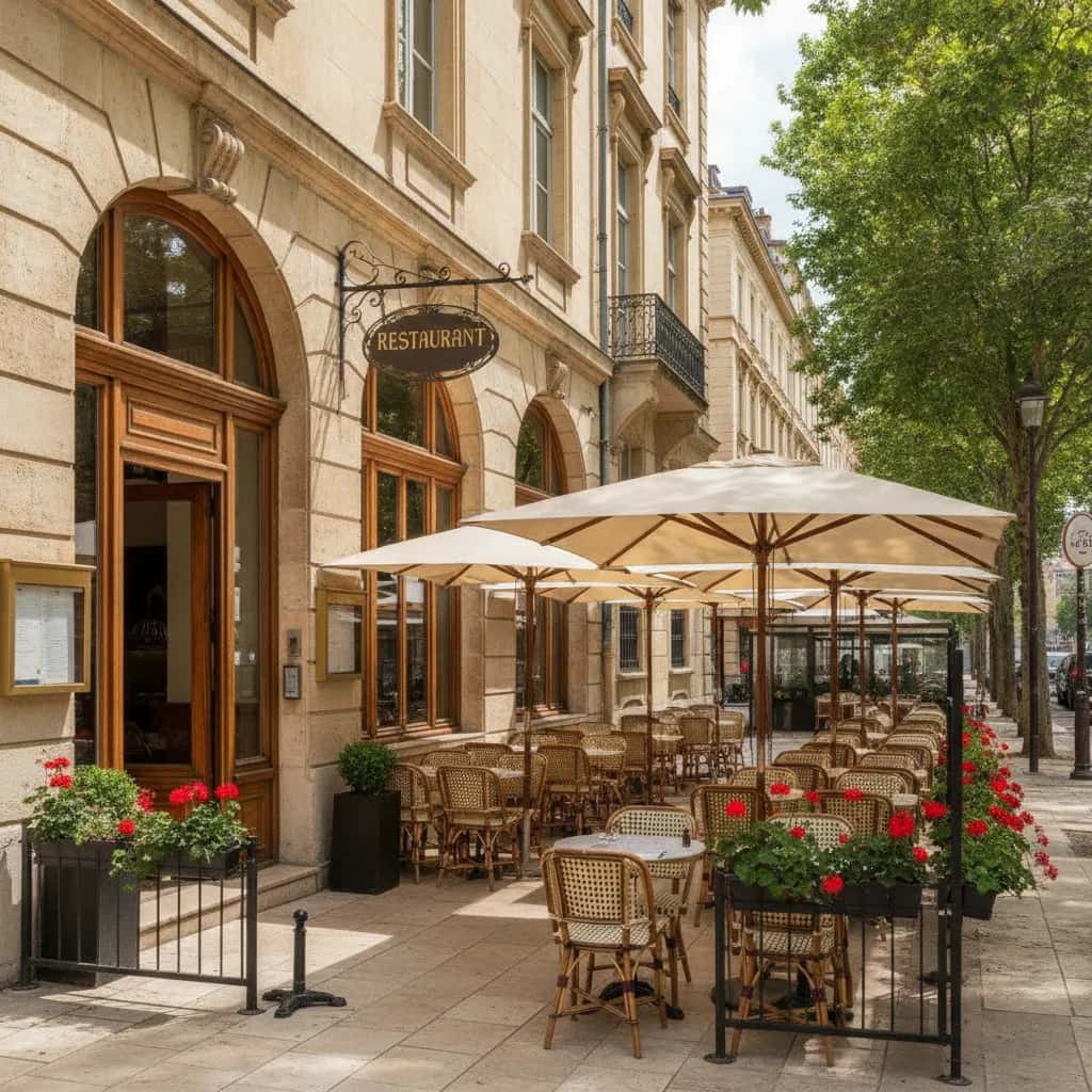 Restaurant à Lyon : terrasse - licence IV
