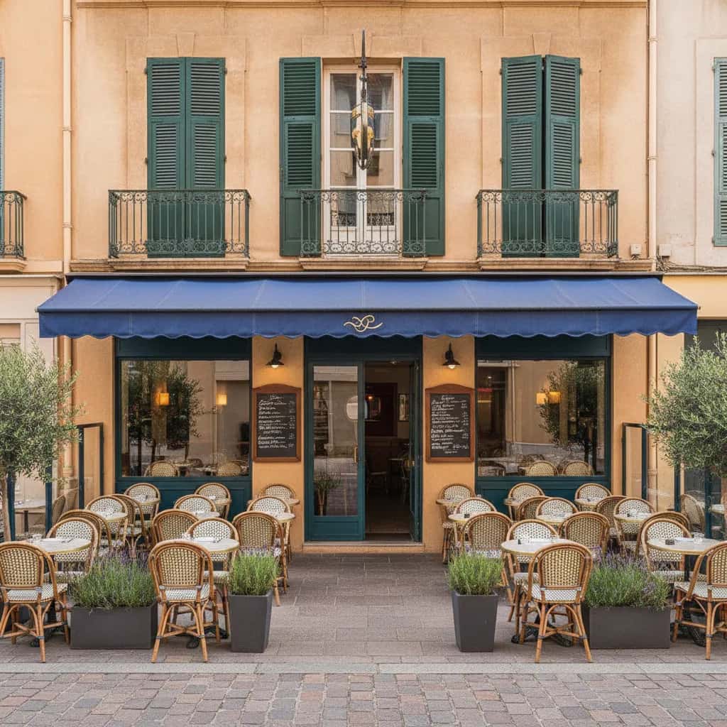 Restaurant 158m² à Nice : terrasse - licence IV