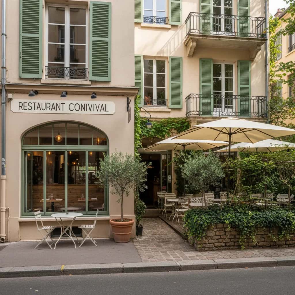 Restaurant 195m² à Lyon : terrasse - licence IV