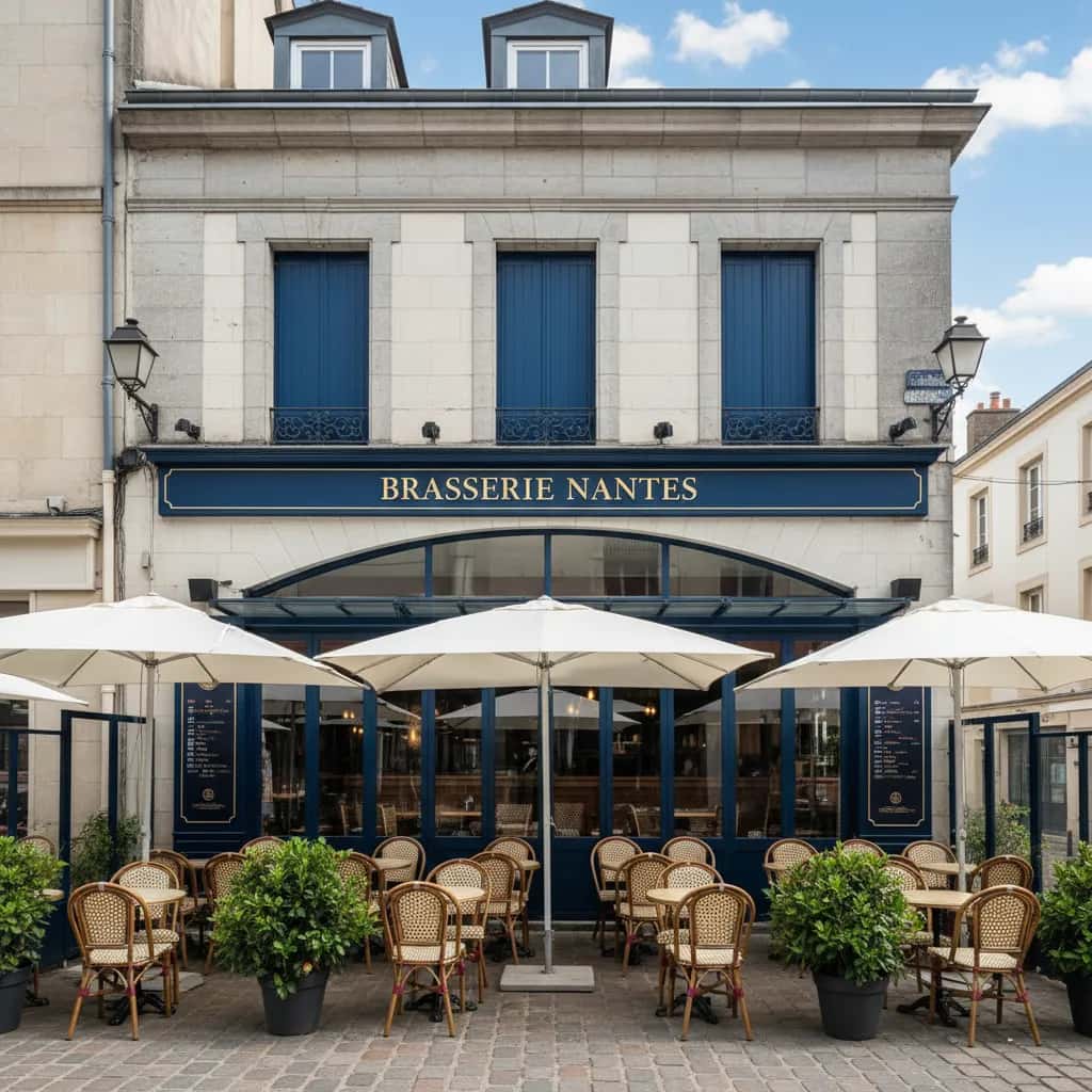 Bar-brasserie 100m² à Nantes : terrasse