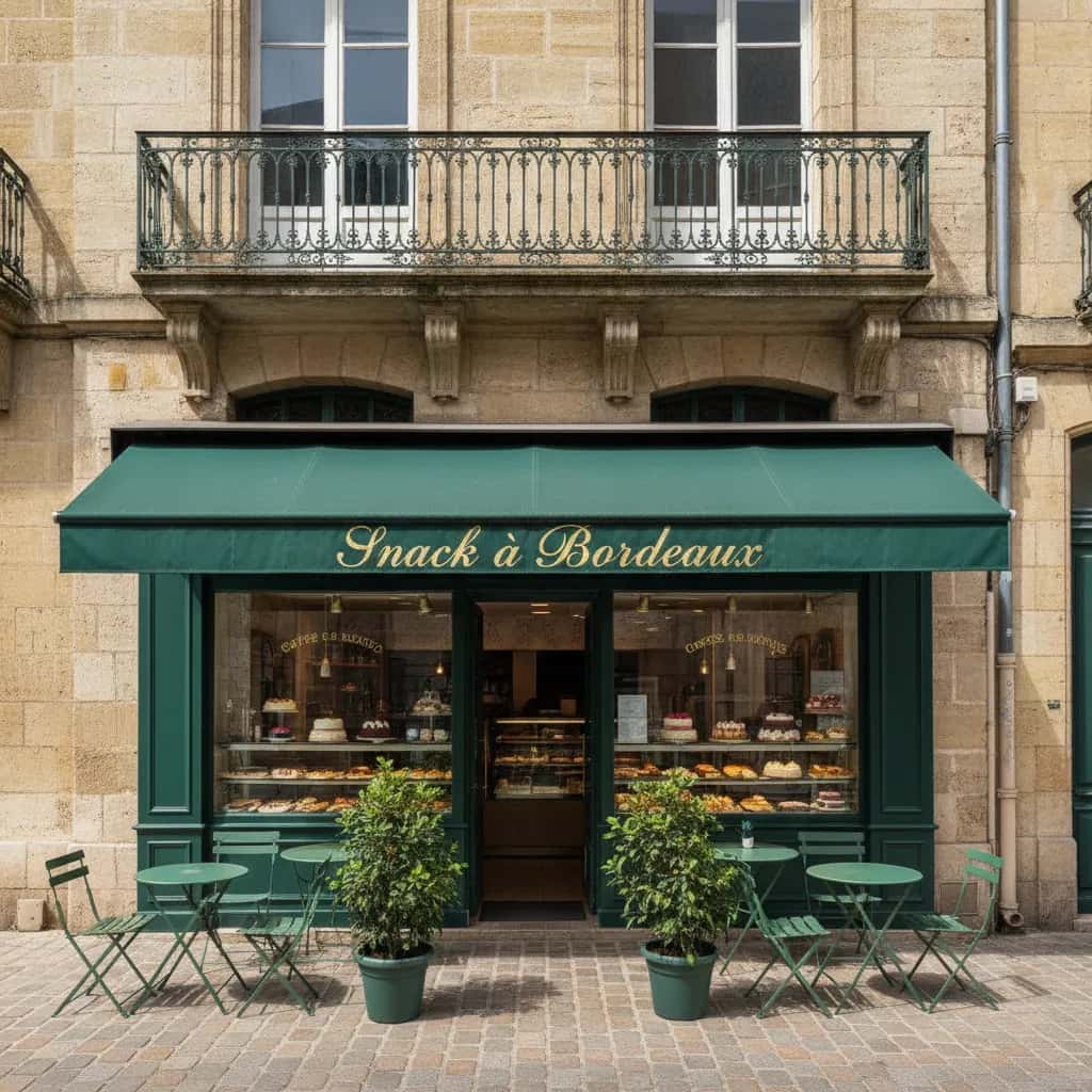 Snack à Bordeaux : terrasse