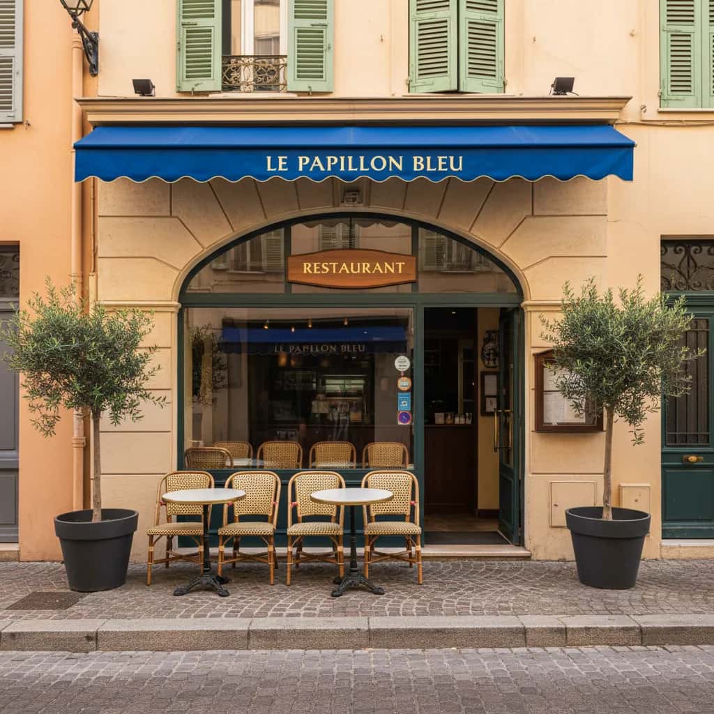 Restaurant à Nice : terrasse - licence IV