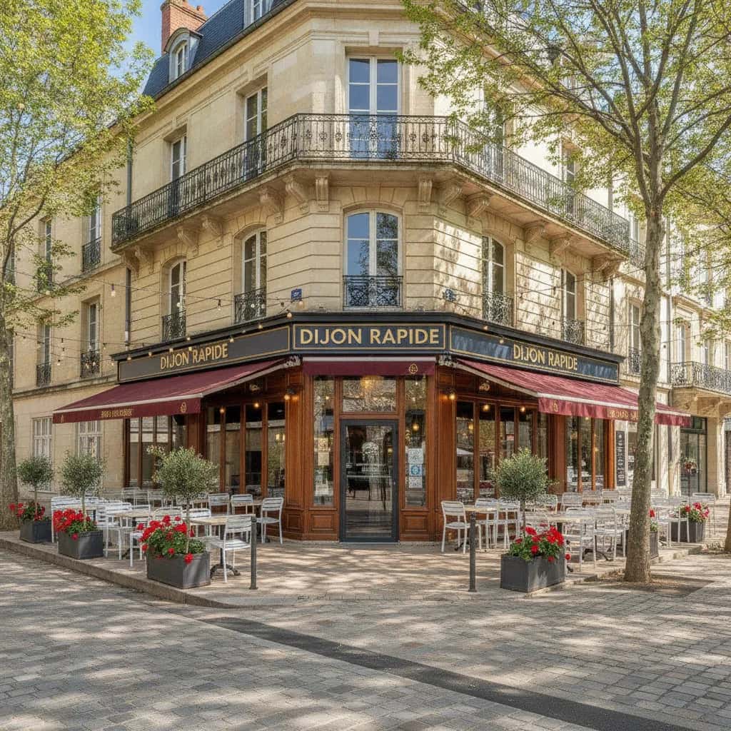 Fast-food 110m² à Dijon : terrasse - licence IV