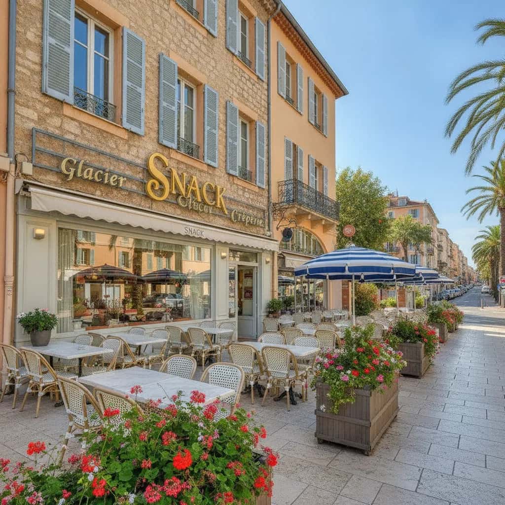 Snack 63m² à Nice : terrasse