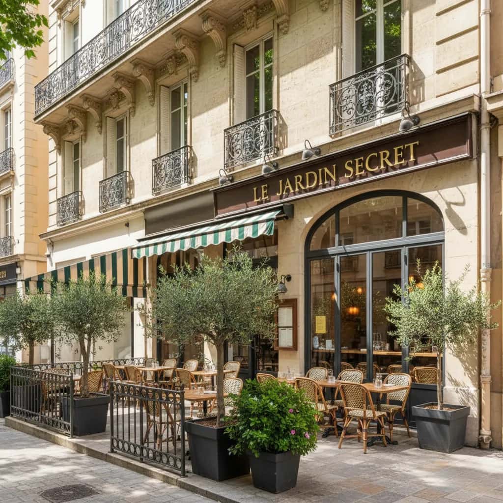 Restaurant 119m² à Lyon : terrasse - extraction