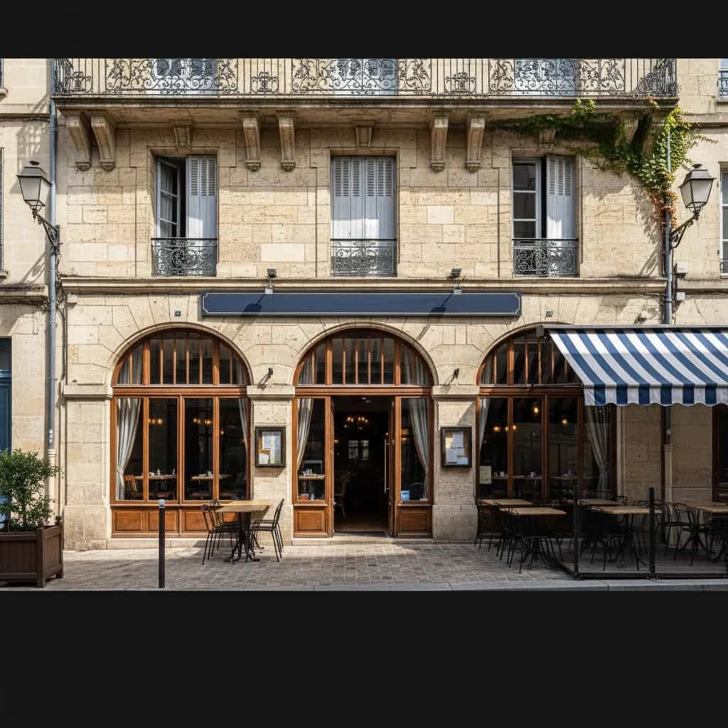 Restaurant 600m² à Bordeaux : terrasse - licence IV