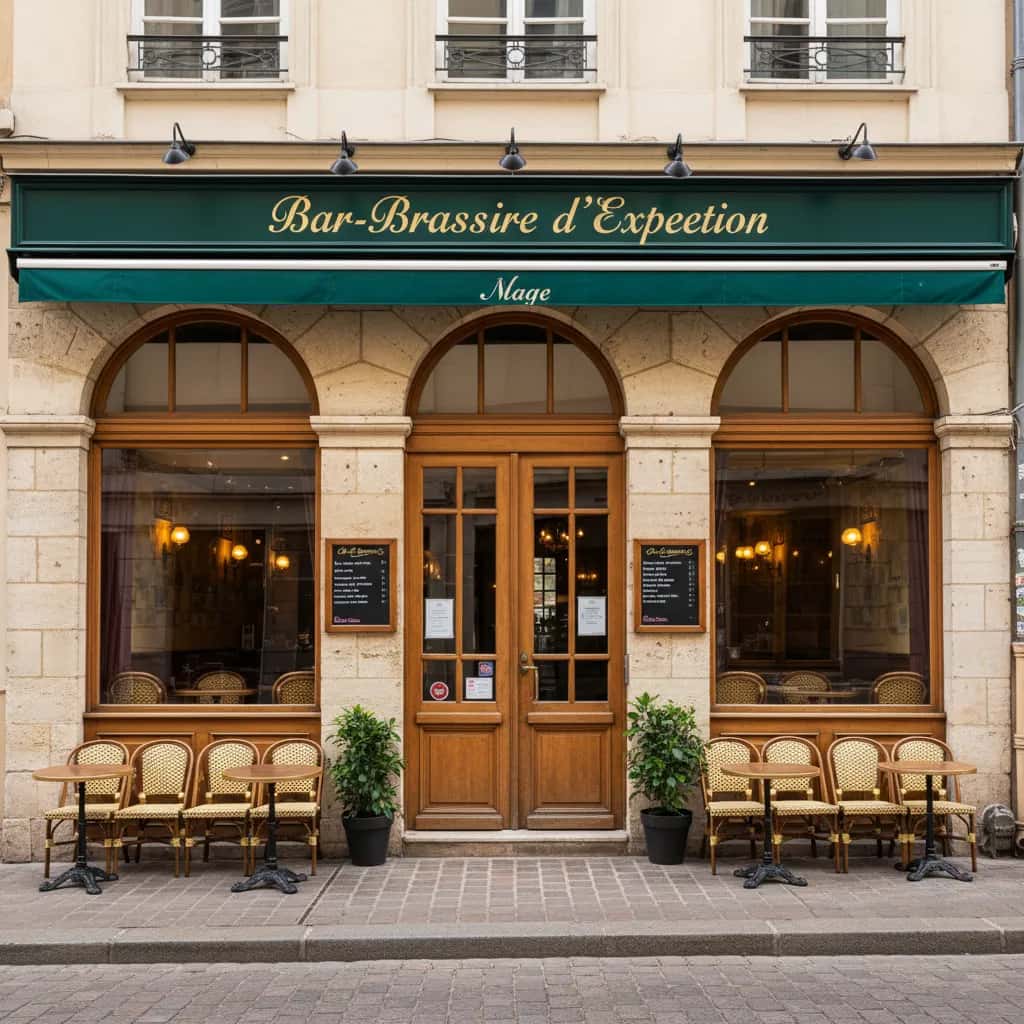 Bar-brasserie 140m² à Lyon : terrasse - licence IV