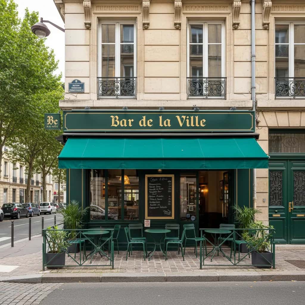 Bar-brasserie 72m² à Lyon : terrasse - licence IV