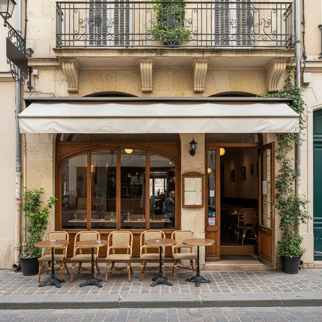 Restaurant 60m² à Montpellier : terrasse - extraction