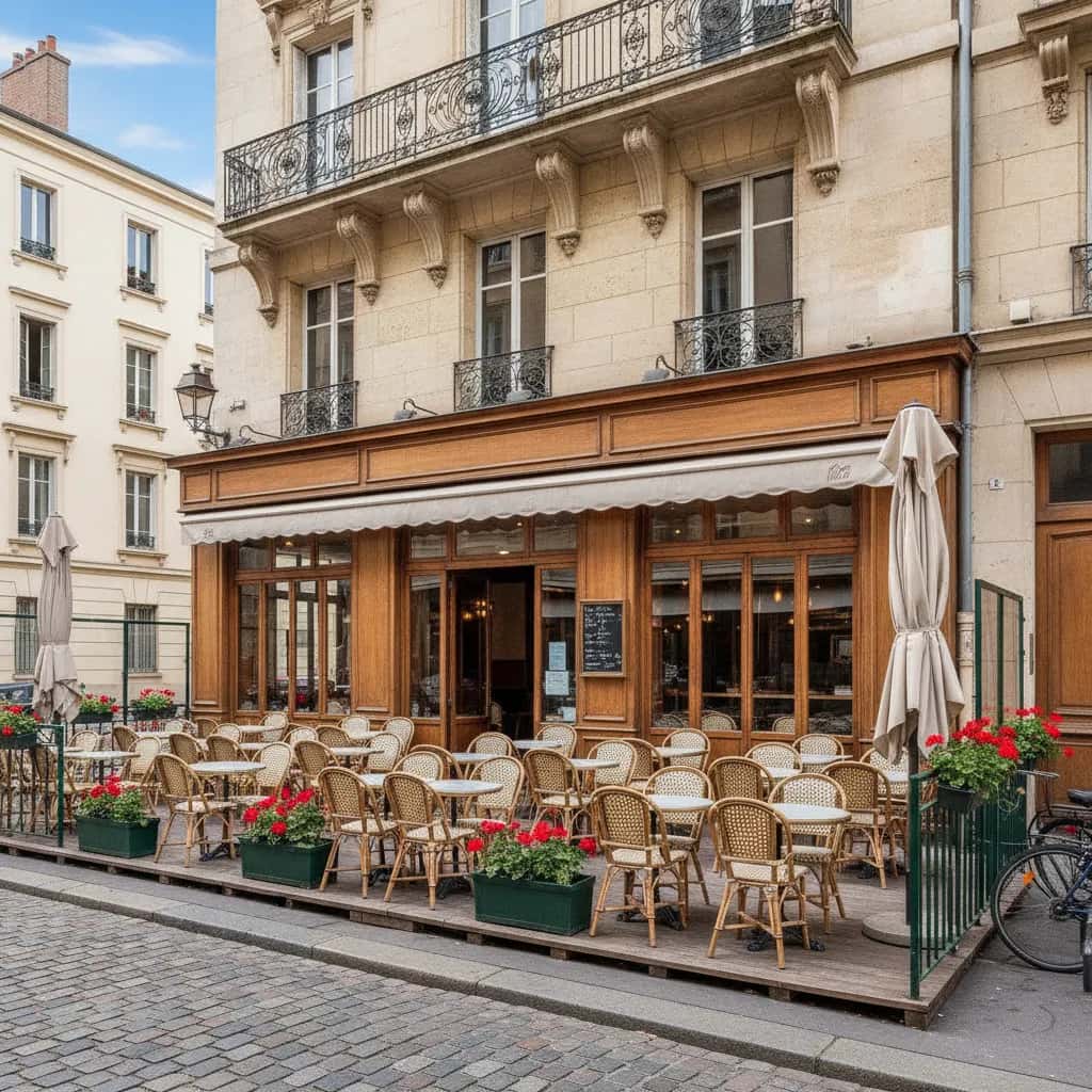 Bar-brasserie 60m² à Lyon : terrasse - licence IV