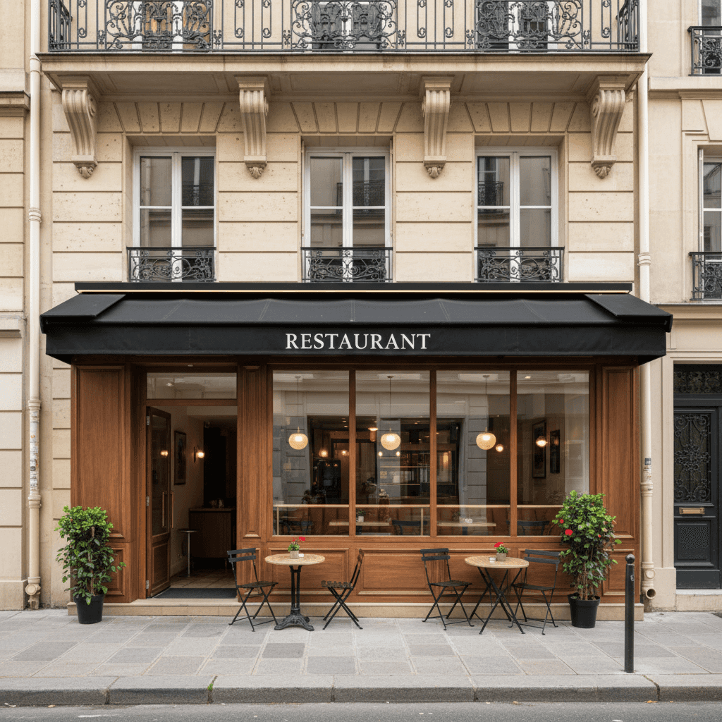 Restaurant refait à neuf près du métro Crimée