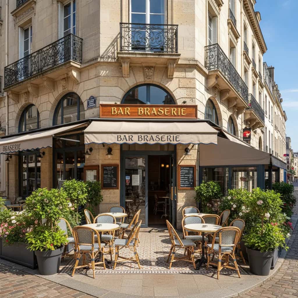 Bar-brasserie 90m² à Nantes : terrasse - licence IV