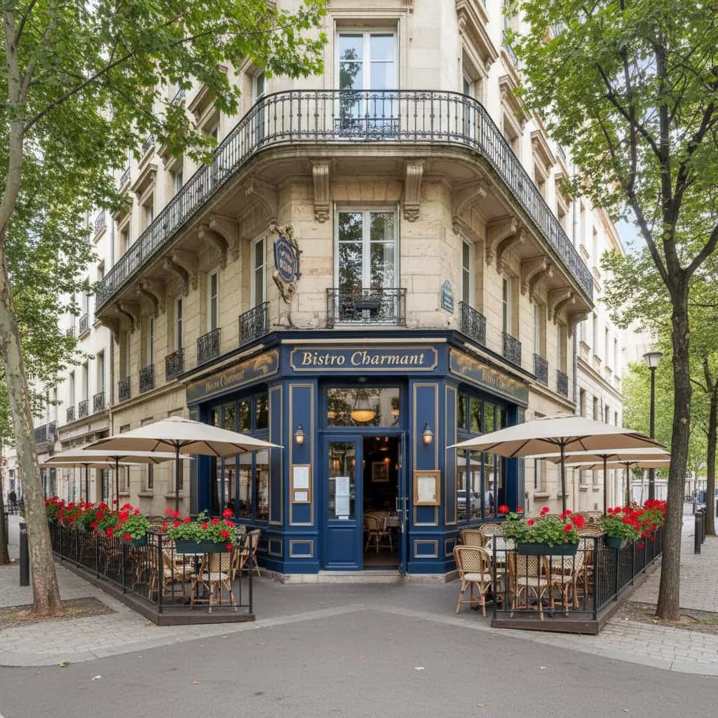 Restaurant 60m² à Lyon : terrasse - licence IV