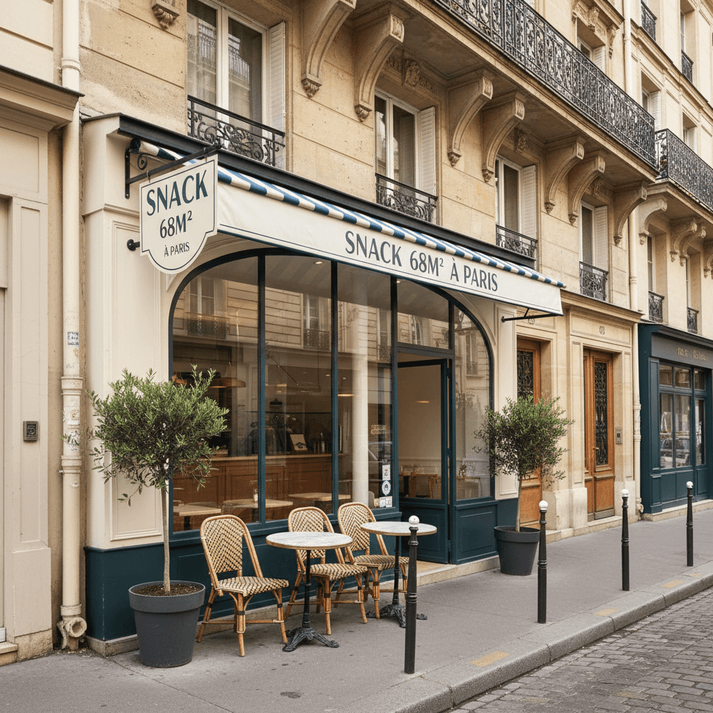 Snack 68m² à Paris