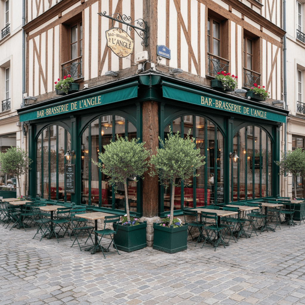 Bar-brasserie à Rouen : terrasse - licence IV