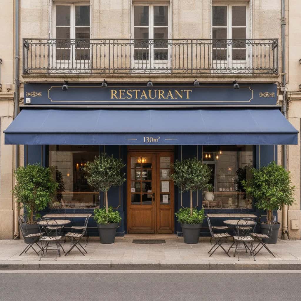 Restaurant 130m² à Montpellier : terrasse