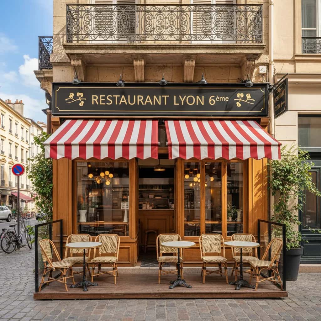 Restaurant à Lyon : terrasse - licence IV