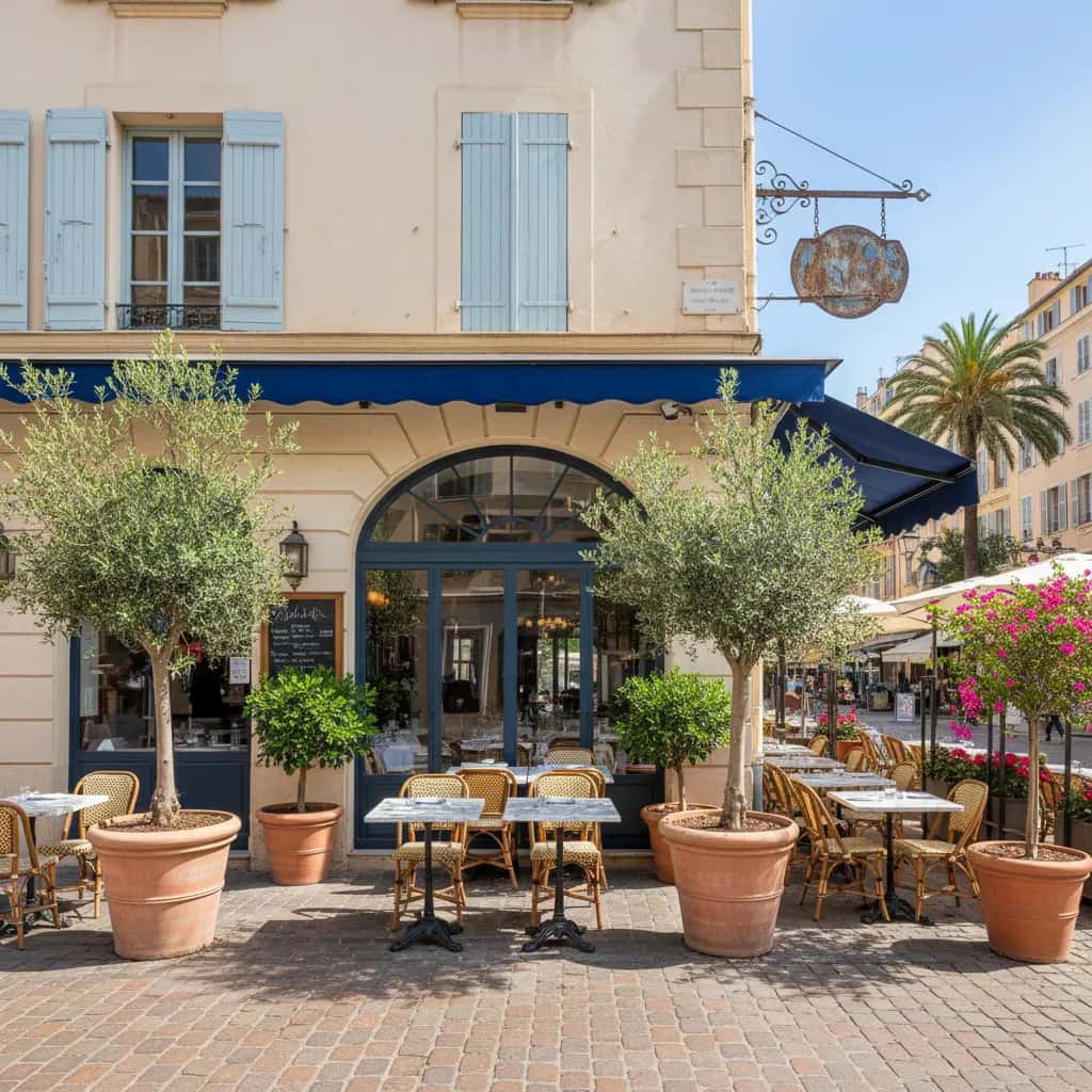 Restaurant 360m² à Nice : terrasse - licence IV