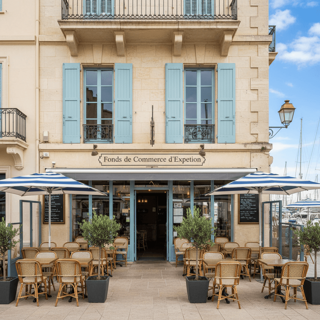 Restaurant 160m² à Marseille : terrasse - licence IV