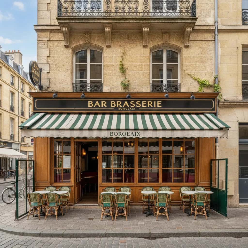 Bar-brasserie 113m² à Bordeaux : licence IV - extraction