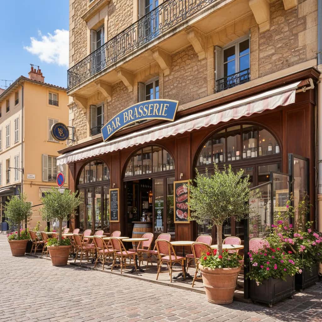 Bar-brasserie 53m² à Nice : terrasse - licence IV