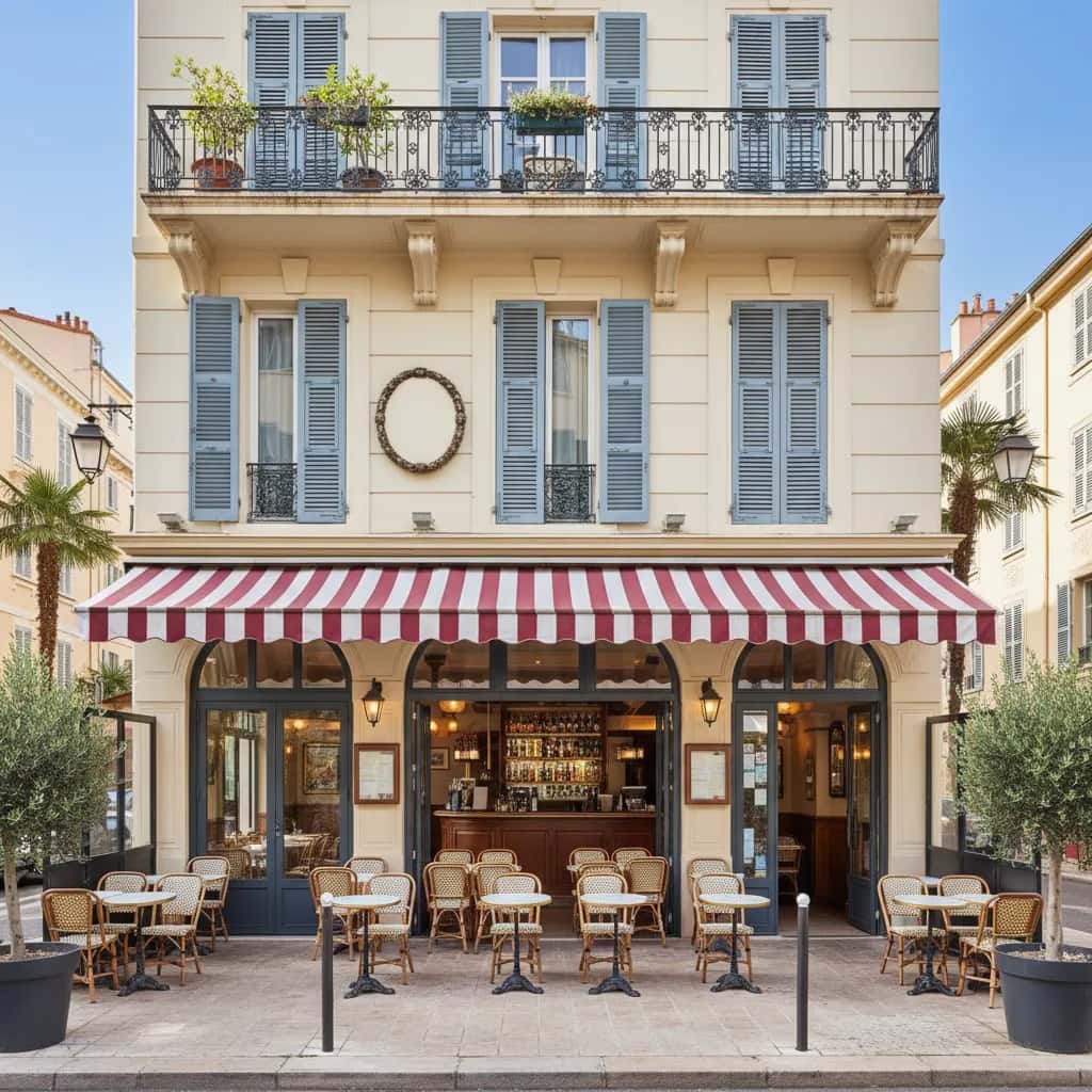Restaurant 70m² à Nice : terrasse - licence IV