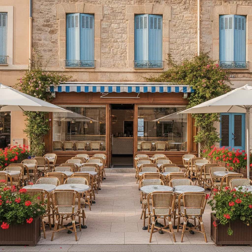 Snack 75m² à Nice : terrasse