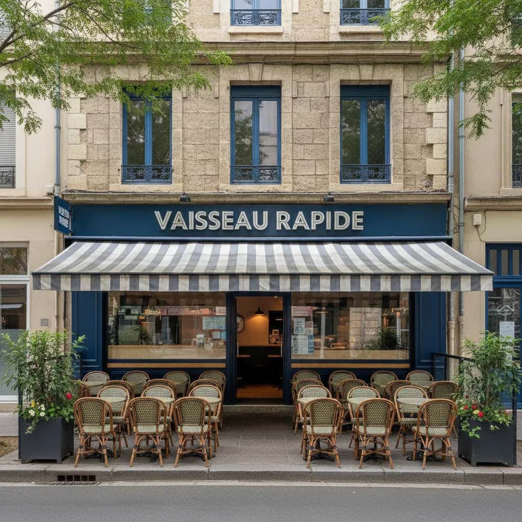 Fast-food 40 couverts à Lyon : terrasse - licence IV