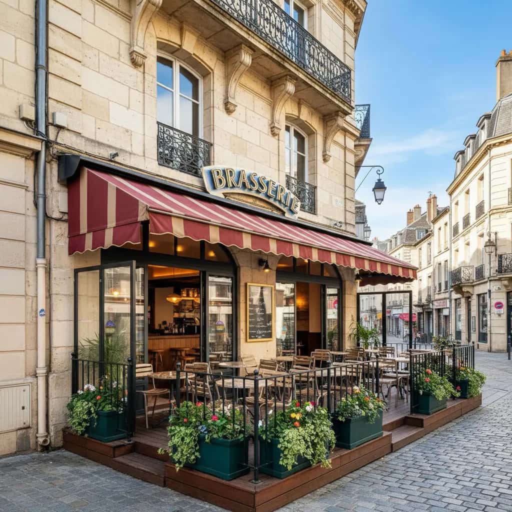Bar-brasserie 110m² à Nantes : terrasse - licence IV