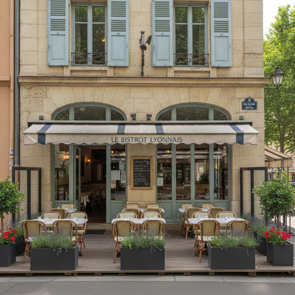 Restaurant 165m² à Lyon : terrasse - licence IV