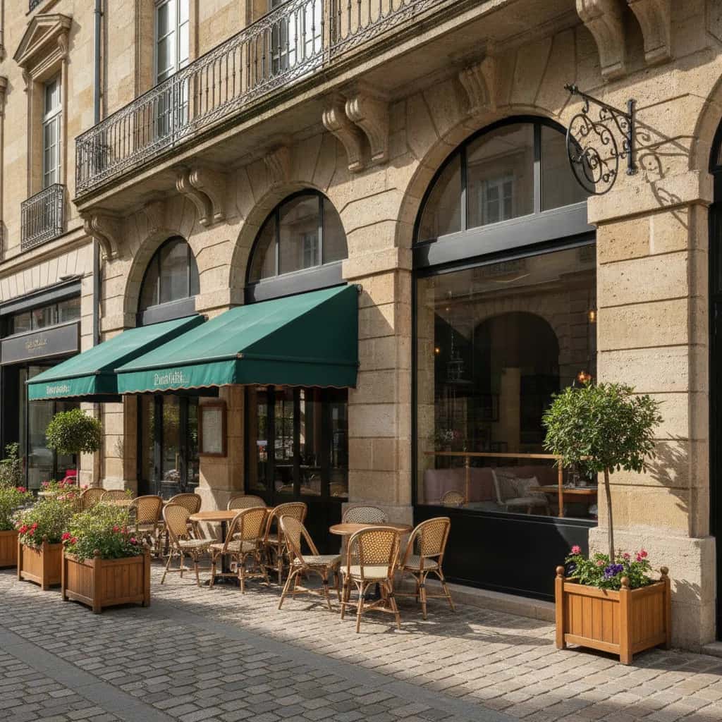 Restaurant 125m² à Bordeaux : terrasse - licence IV