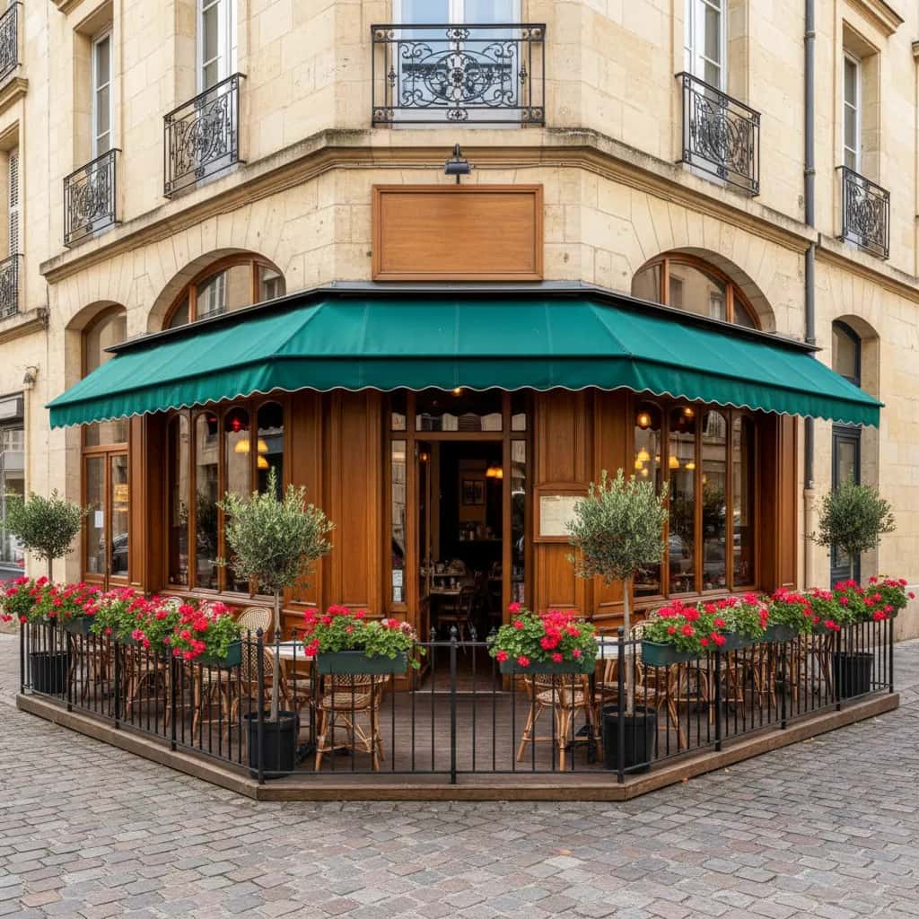Restaurant 117m² à Bordeaux : terrasse - licence IV