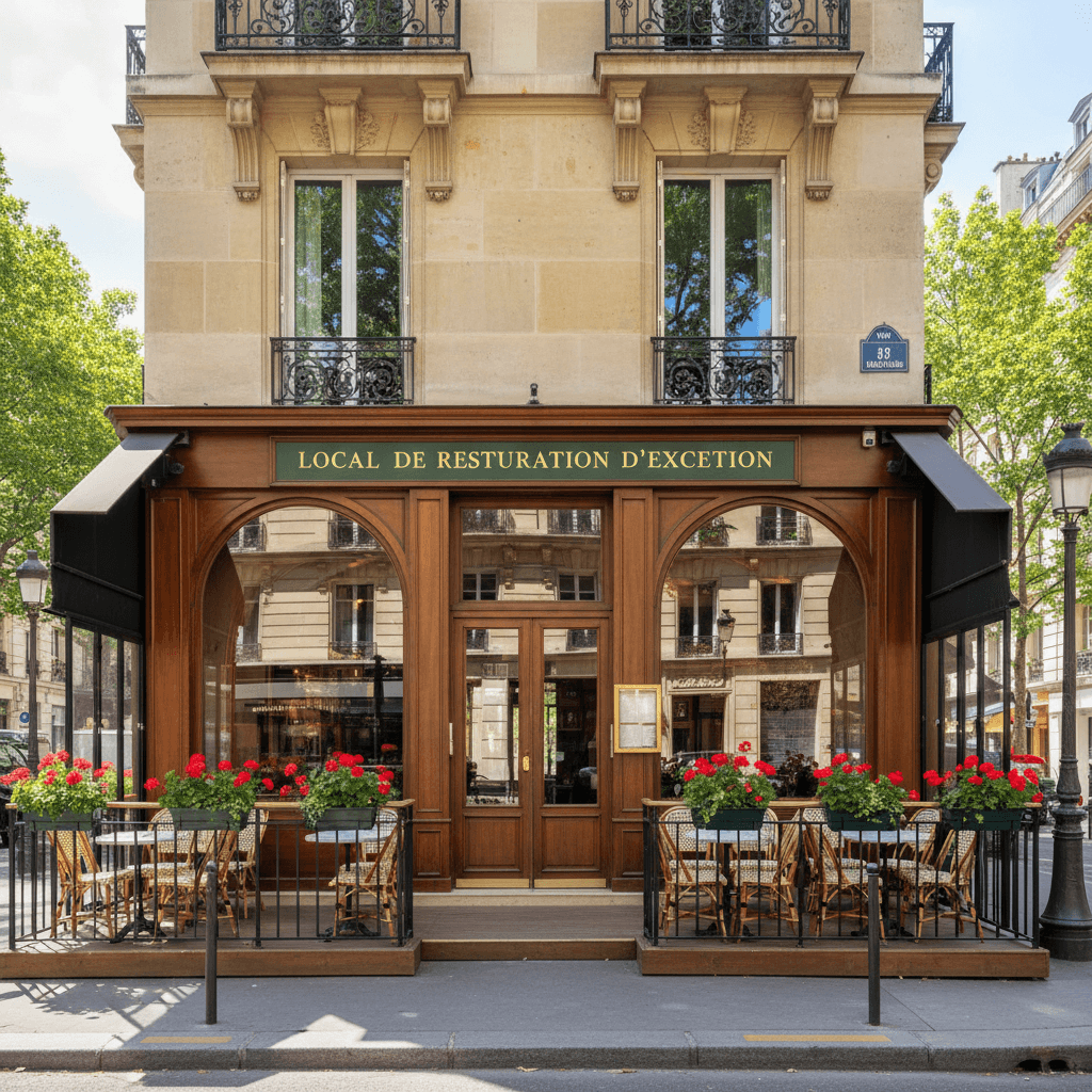 Local de Restauration d'Exception au Triangle d'Or