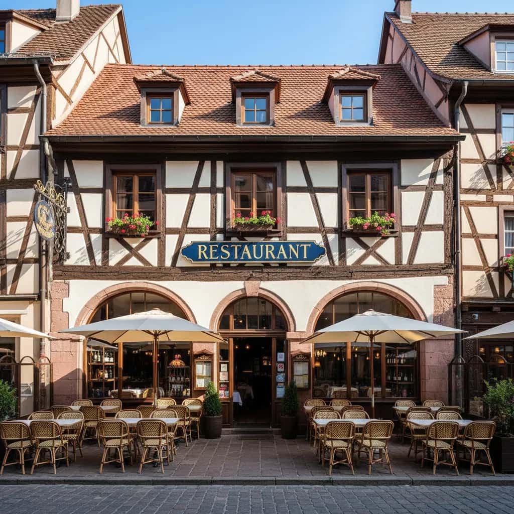Restaurant 250m² à Strasbourg : terrasse - licence IV