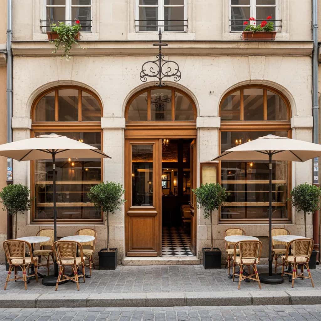 Restaurant 860m² à Lyon : terrasse - licence IV