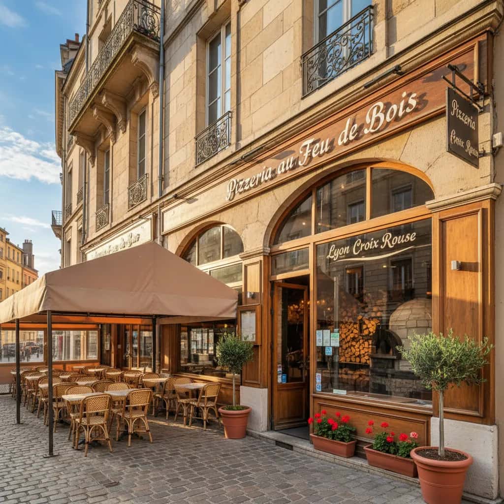 Restaurant 120m² à Lyon : terrasse - extraction