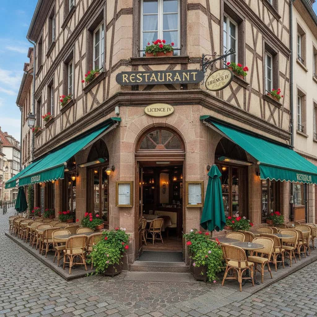Restaurant 350m² à Strasbourg : terrasse - licence IV