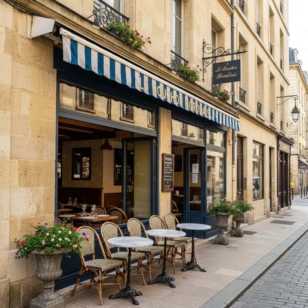 Restaurant 65m² à Bordeaux : terrasse - licence IV
