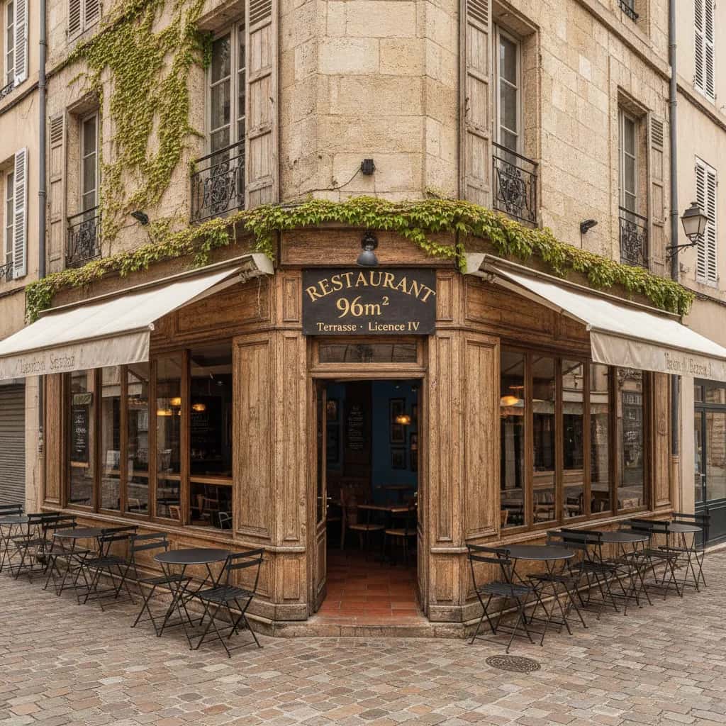Restaurant 96m² à Toulouse : terrasse - licence IV