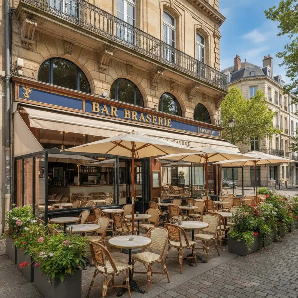 Bar-brasserie à Nantes : terrasse - licence IV