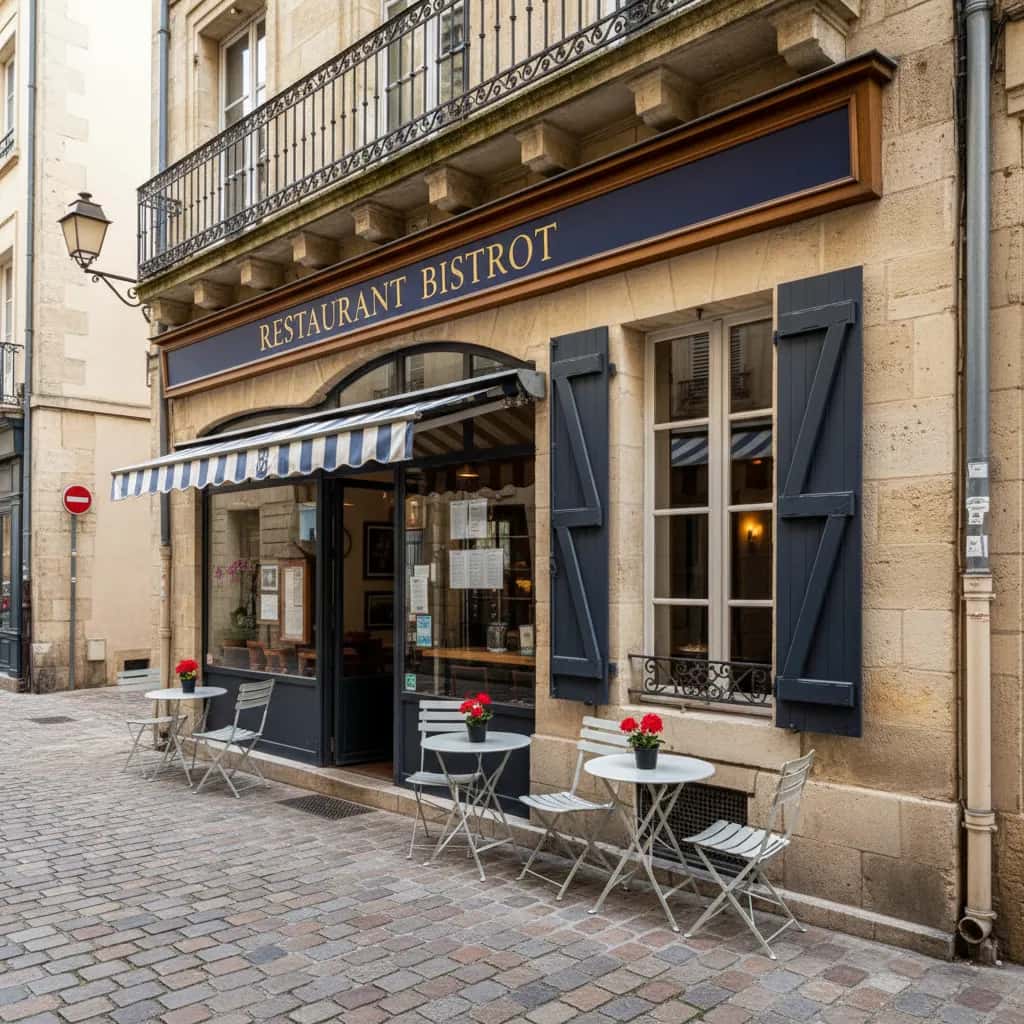 Restaurant 40m² à Bordeaux : terrasse - licence IV