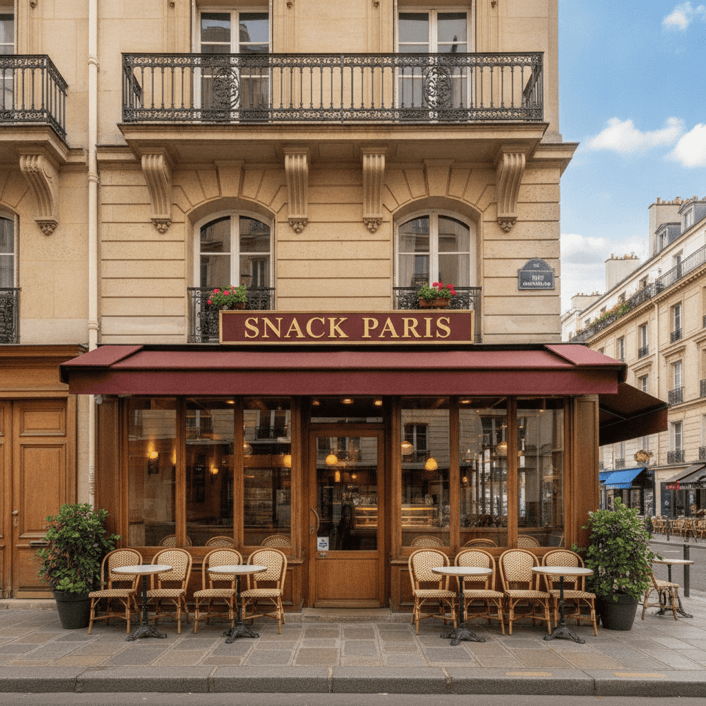 Snack 30 couverts à Paris