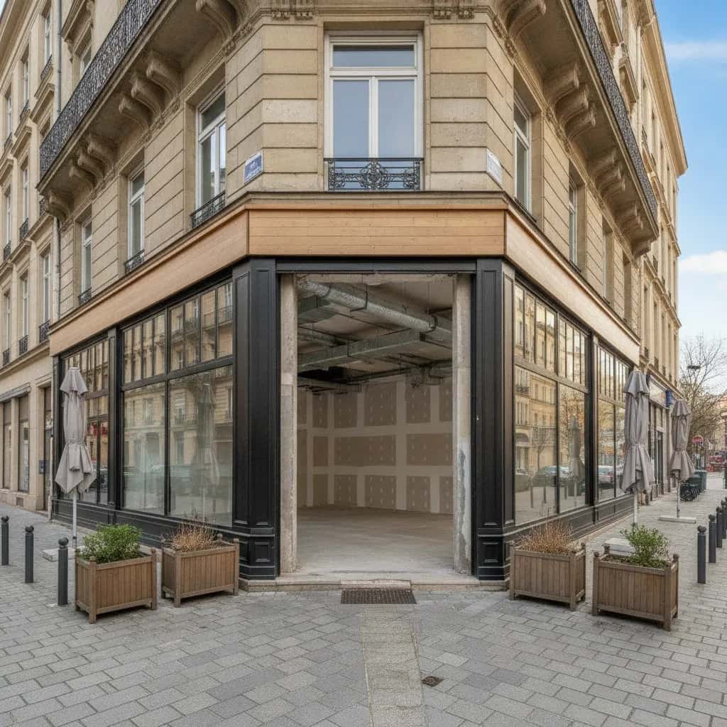 Murs et fonds 95m² à Lyon : extraction
