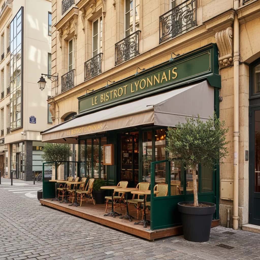 Restaurant 160m² à Lyon : terrasse - licence IV