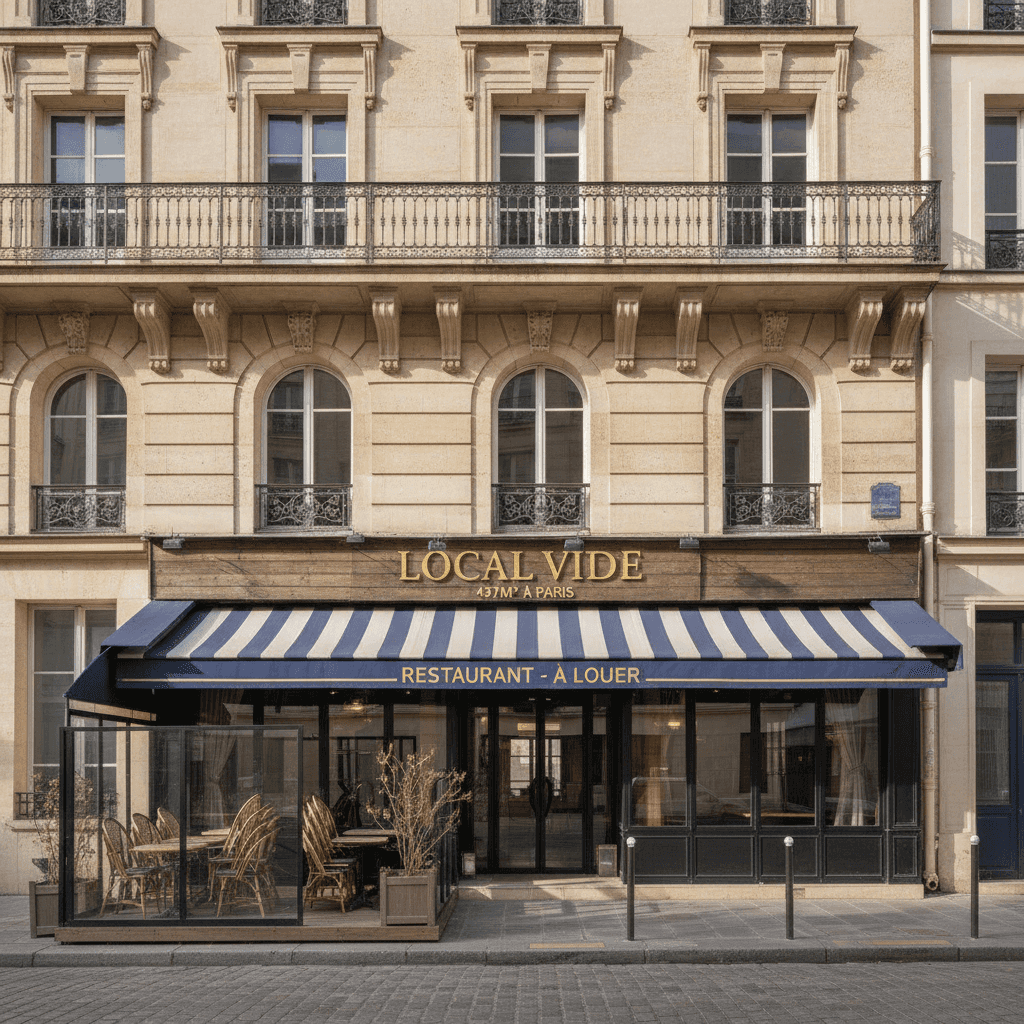 Local vide 457m² à Paris
