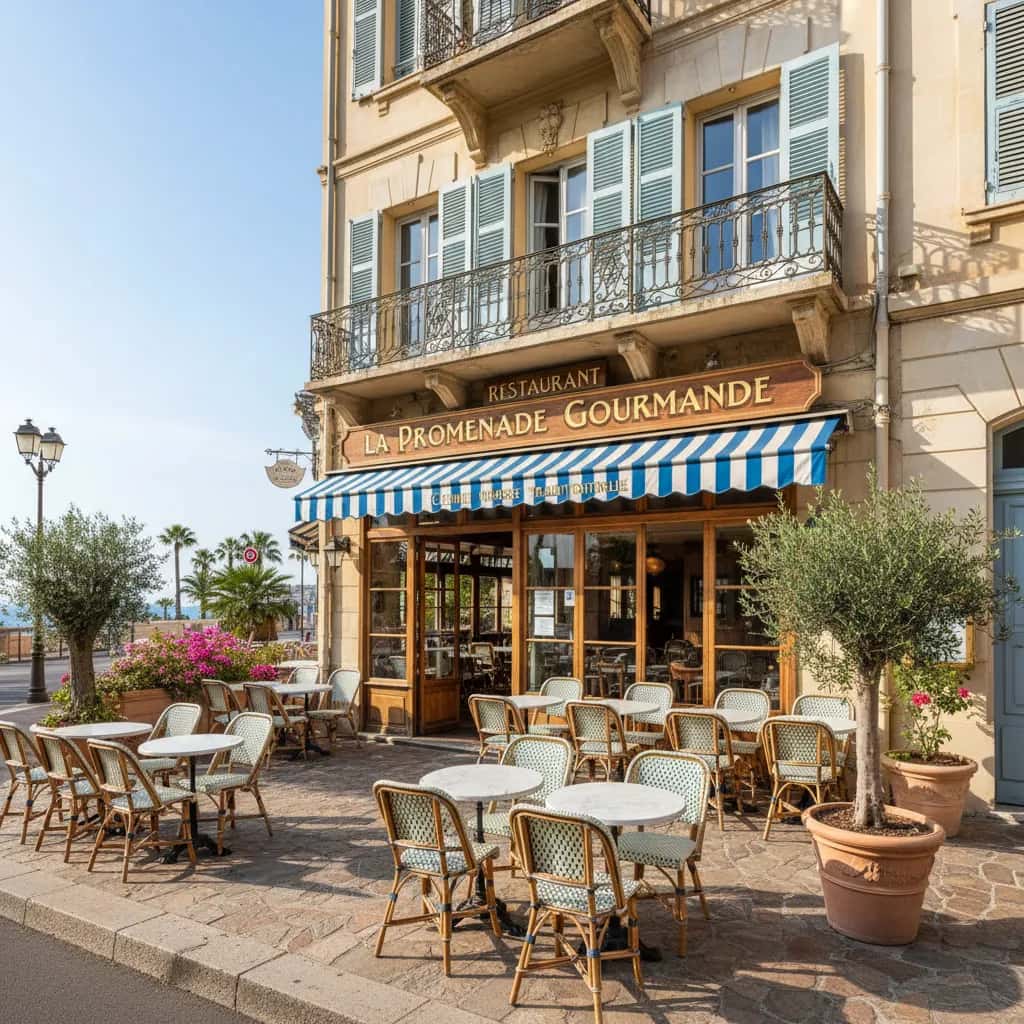 Restaurant 65m² à Nice : terrasse - extraction
