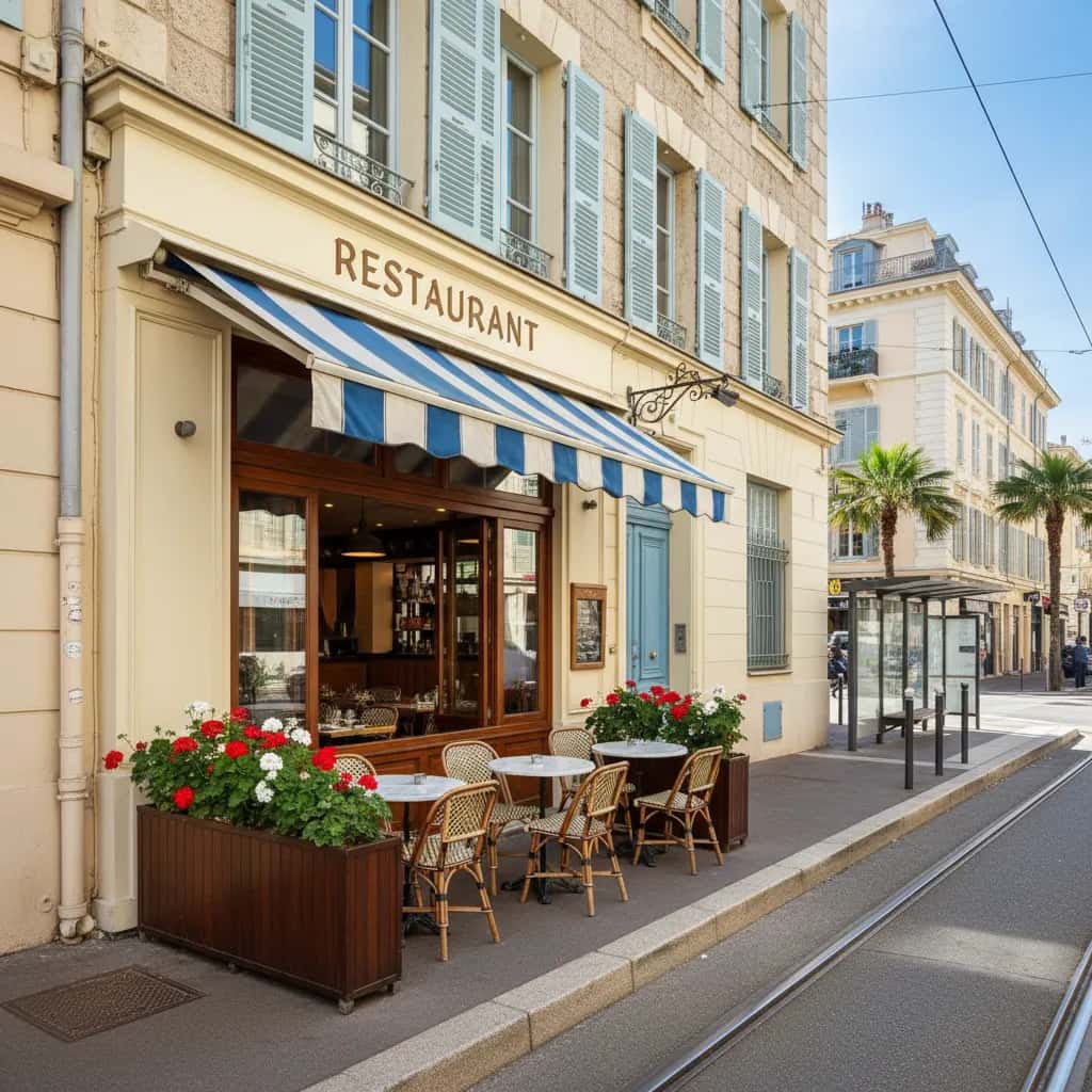 Restaurant 100m² à Nice : terrasse - licence IV