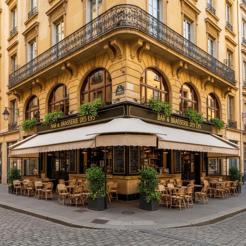 Bar-brasserie à Lyon : terrasse - licence IV